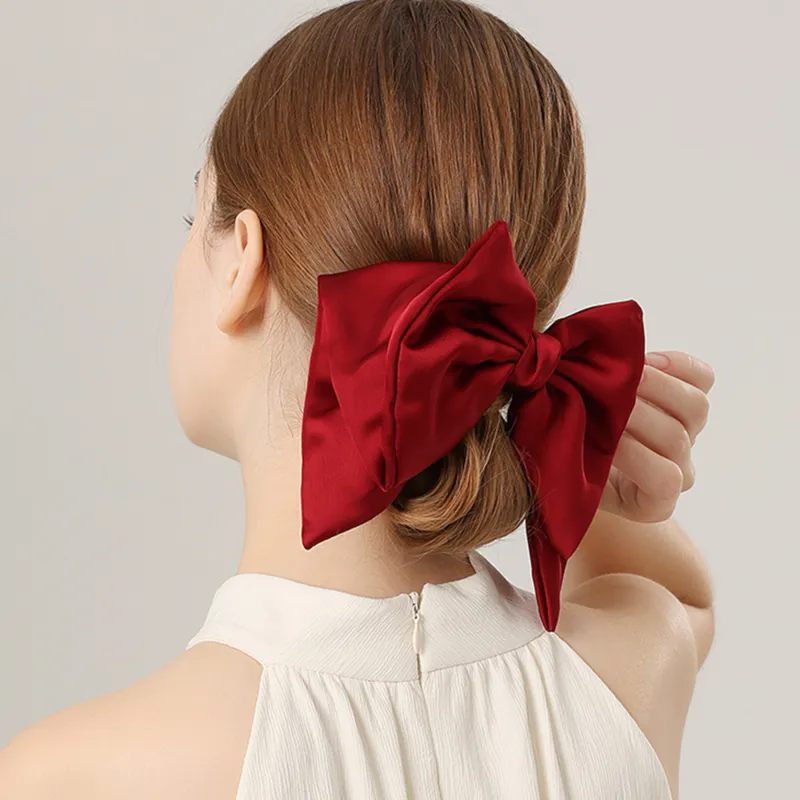 MISS XIA JWY Satin Hair Clips Women's-2