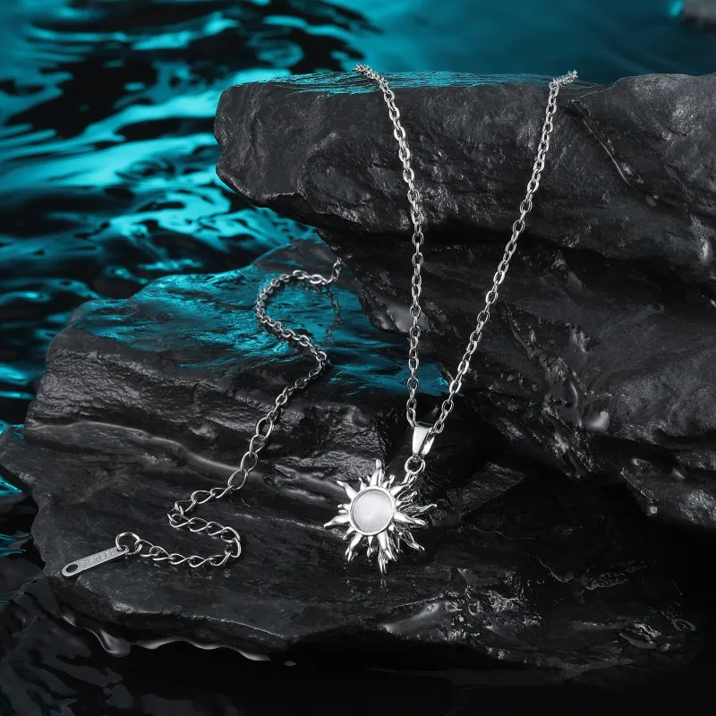MISS XIA JWY Titanium Steel Necklaces Women's-5