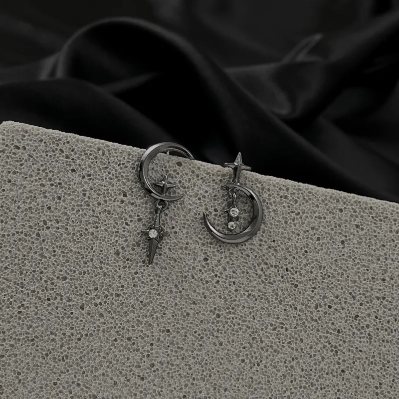 MISS XIA JWY S925 Silver Stud Earrings Unisex-5
