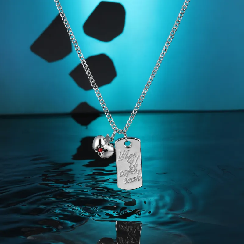 MISS XIA JWY Titanium Steel Necklaces Unisex-1