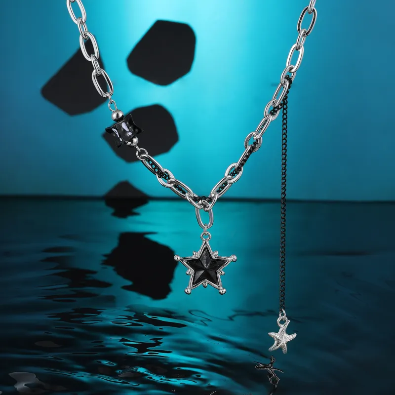 MISS XIA JWY Titanium Steel Necklaces Women's-1