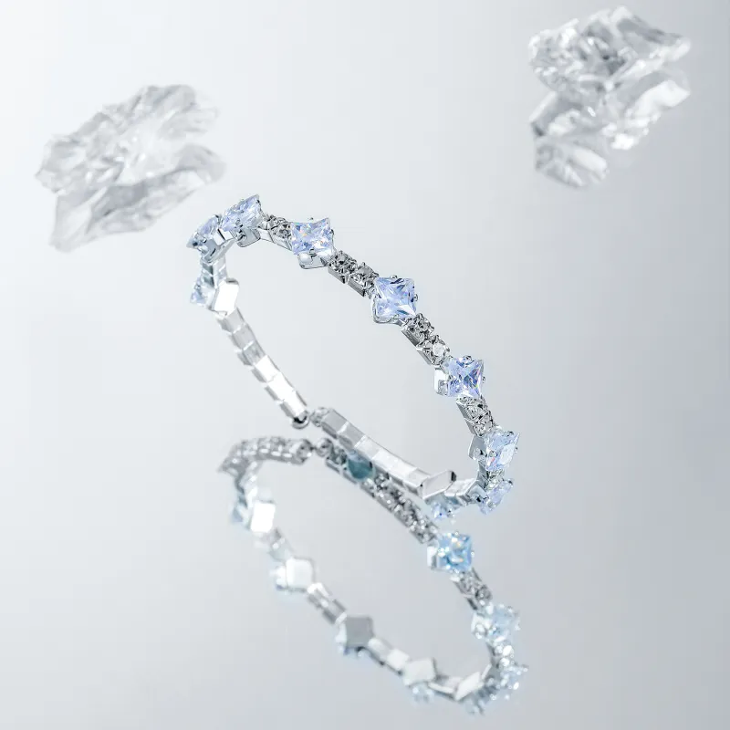 MISS XIA JWY Silver Plated Copper Bracelets Women's-4