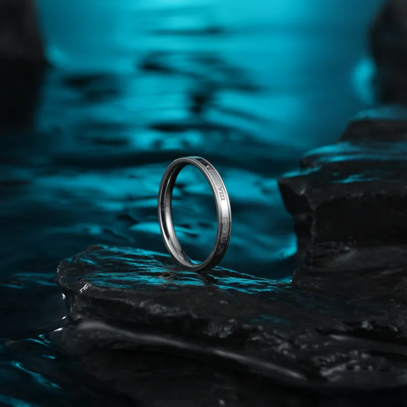 MISS XIA JWY Titanium Steel Rings Unisex-3