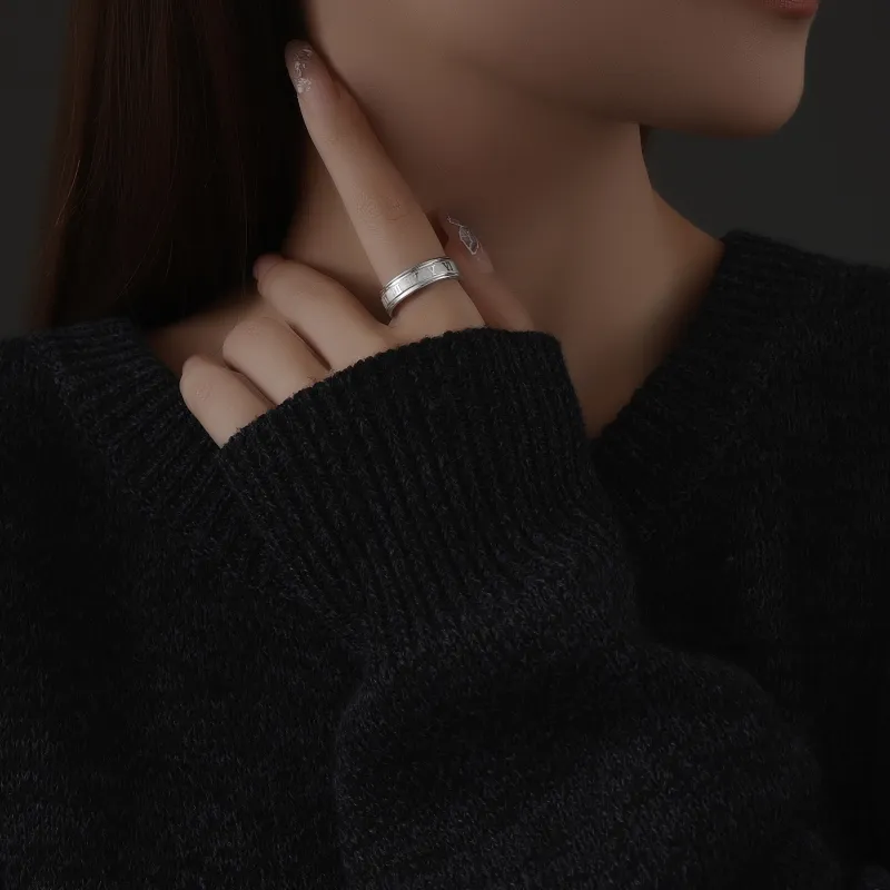 MISS XIA JWY Titanium Steel Rings Unisex-1