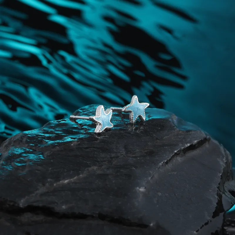 MISS XIA JWY S925 Silver Stud Earrings Women's-3