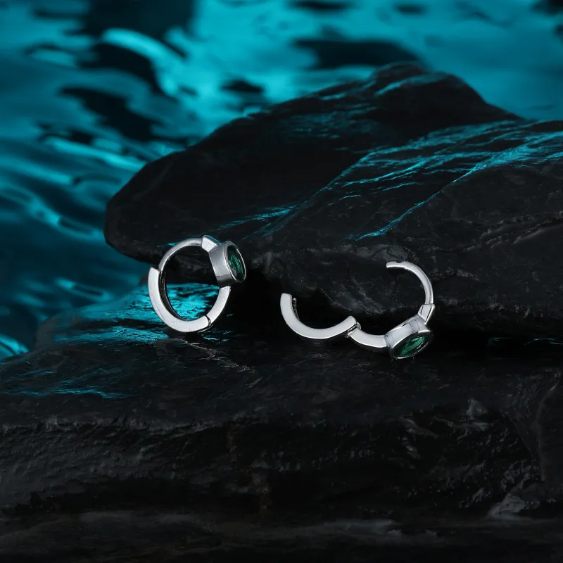 MISS XIA JWY Titanium Steel Earrings Unisex-4
