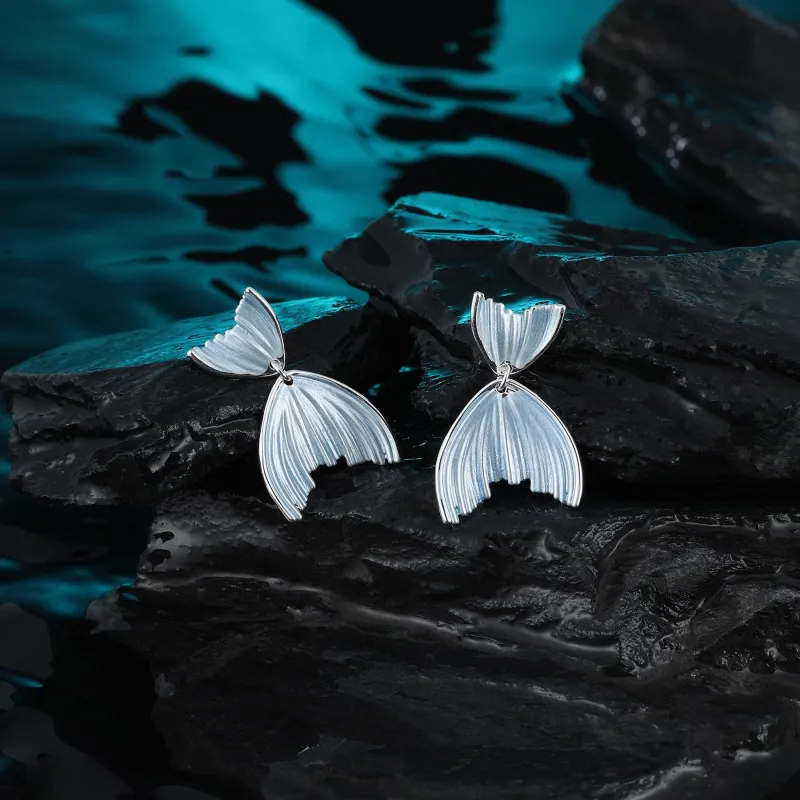 MISS XIA JWY S925 Silver Stud Earrings Women's-4