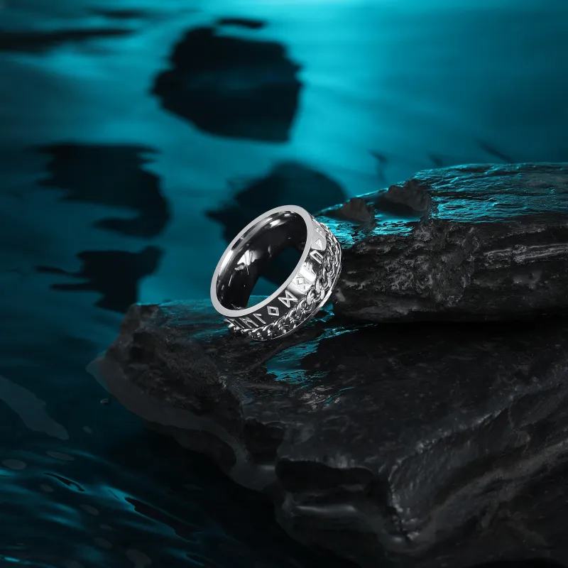 MISS XIA JWY Titanium Steel Rings Men's-2