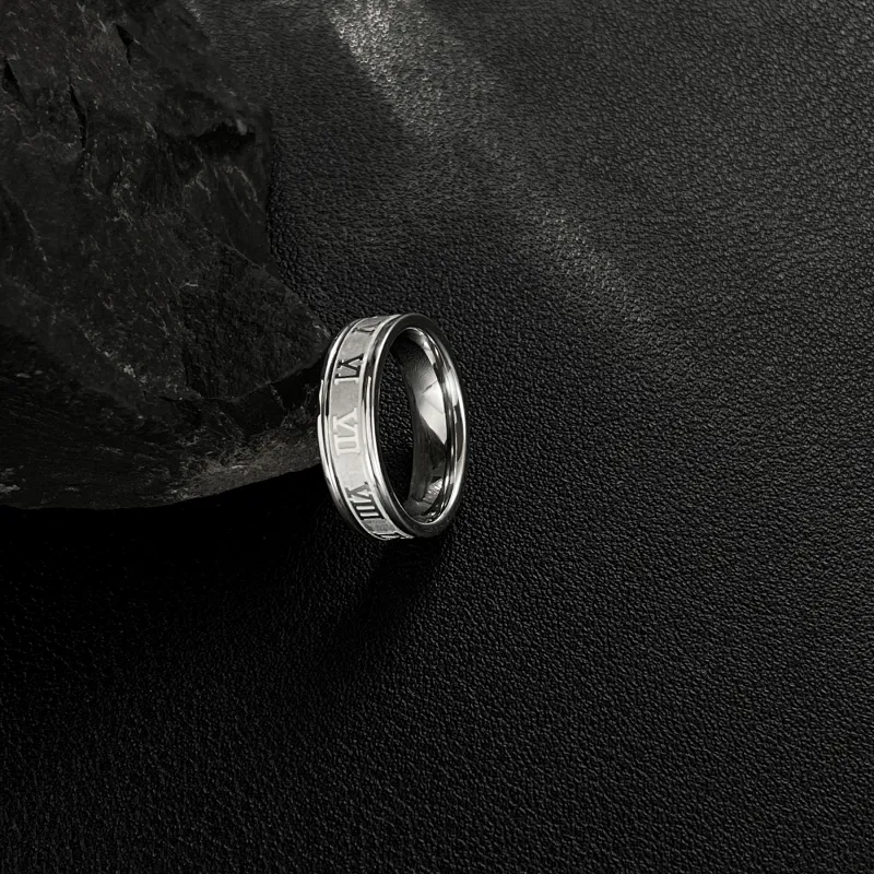 MISS XIA JWY Titanium Steel Rings Unisex-4