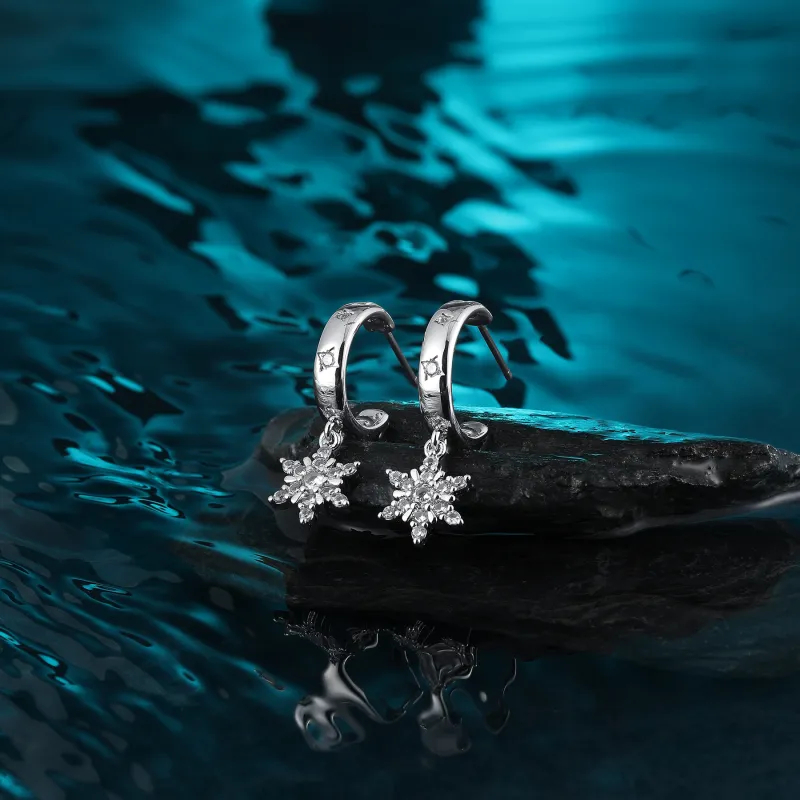 MISS XIA JWY S925 Silver Stud Earrings Women's-1