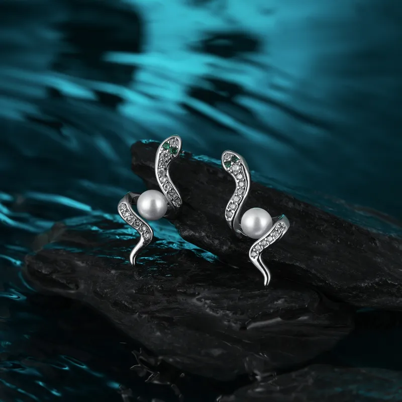 MISS XIA JWY S925 Silver Stud Stud Earrings Unisex-1