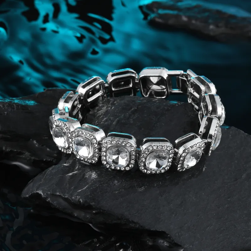 MISS XIA JWY Rhinestone Bracelets Unisex-3