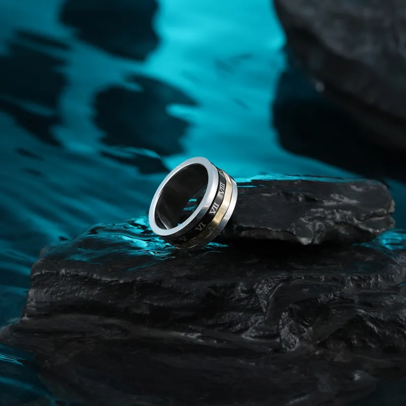 MISS XIA JWY Titanium Steel Rings Unisex-5