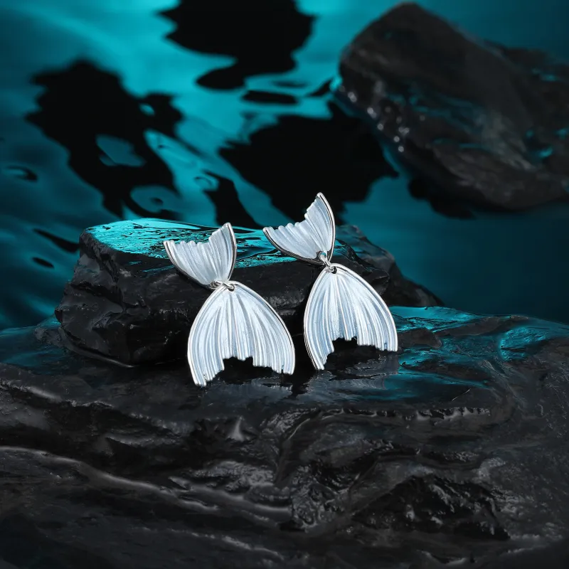 MISS XIA JWY S925 Silver Stud Earrings Women's-2