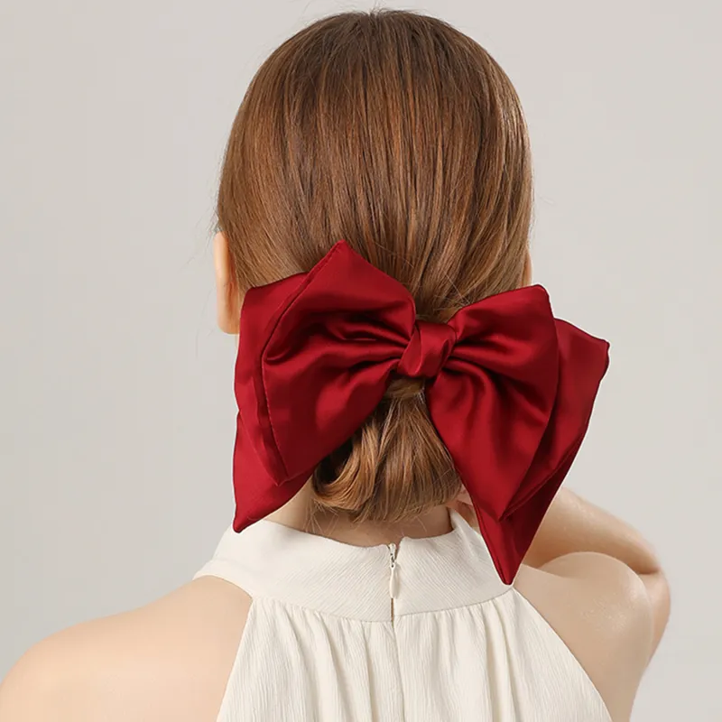 MISS XIA JWY Satin Hair Clips Women's-3
