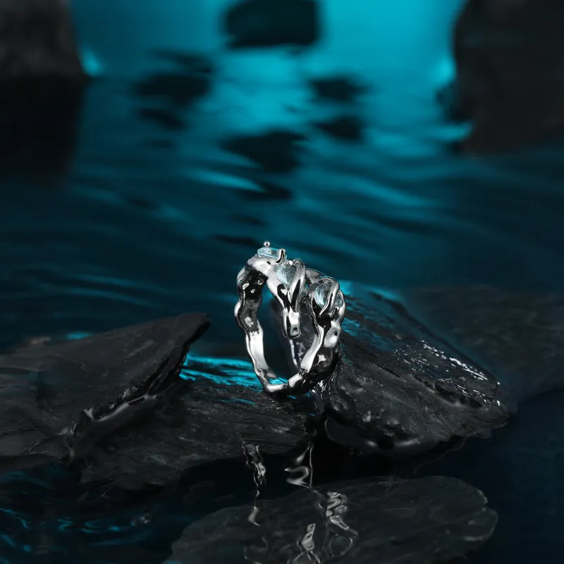 MISS XIA JWY Copper Silver Plated Rings Unisex-1
