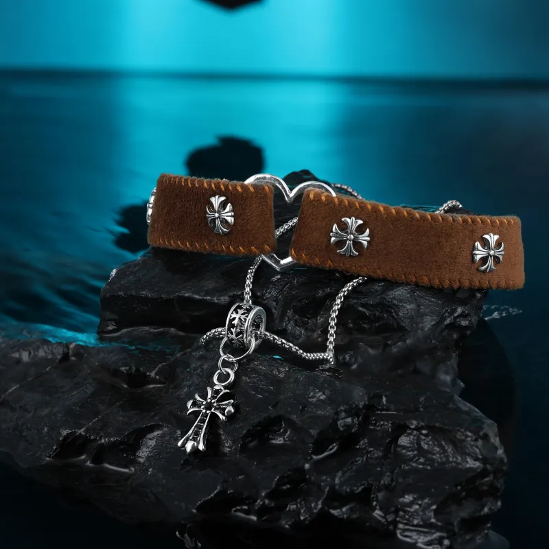 MISS XIA JWY Leather Necklaces Unisex-5