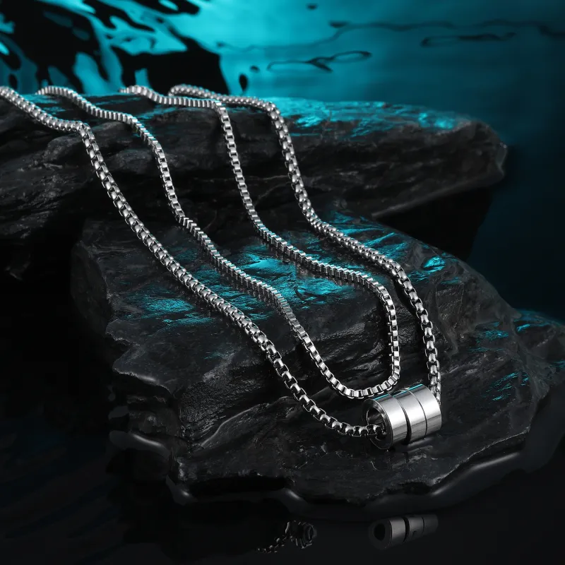 MISS XIA JWY Titanium Steel Necklaces Unisex-2