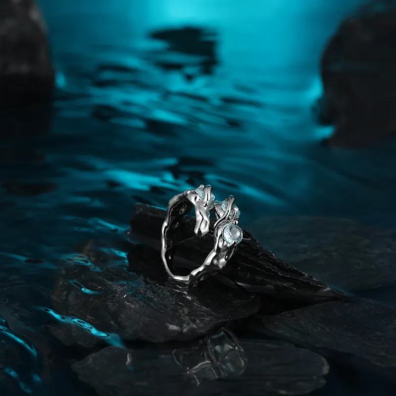 MISS XIA JWY Copper Silver Plated Rings Unisex-2