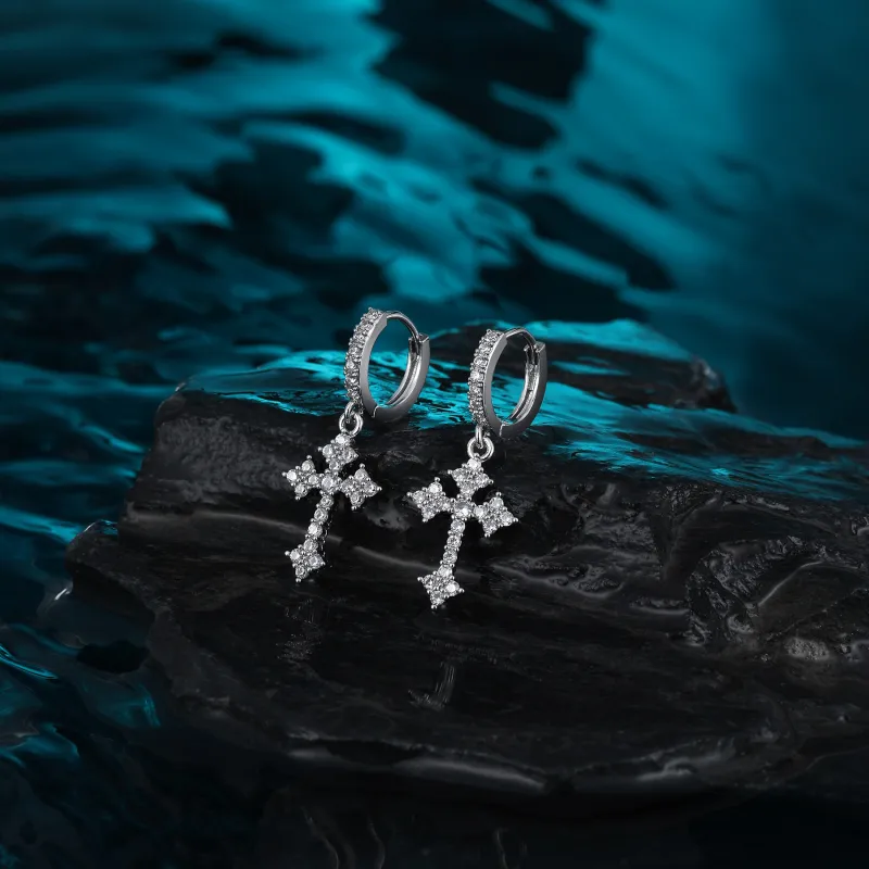 MISS XIA JWY S925 Silver Stud Earrings Unisex-6