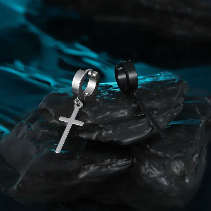MISS XIA JWY Titanium Steel Earrings Unisex-3