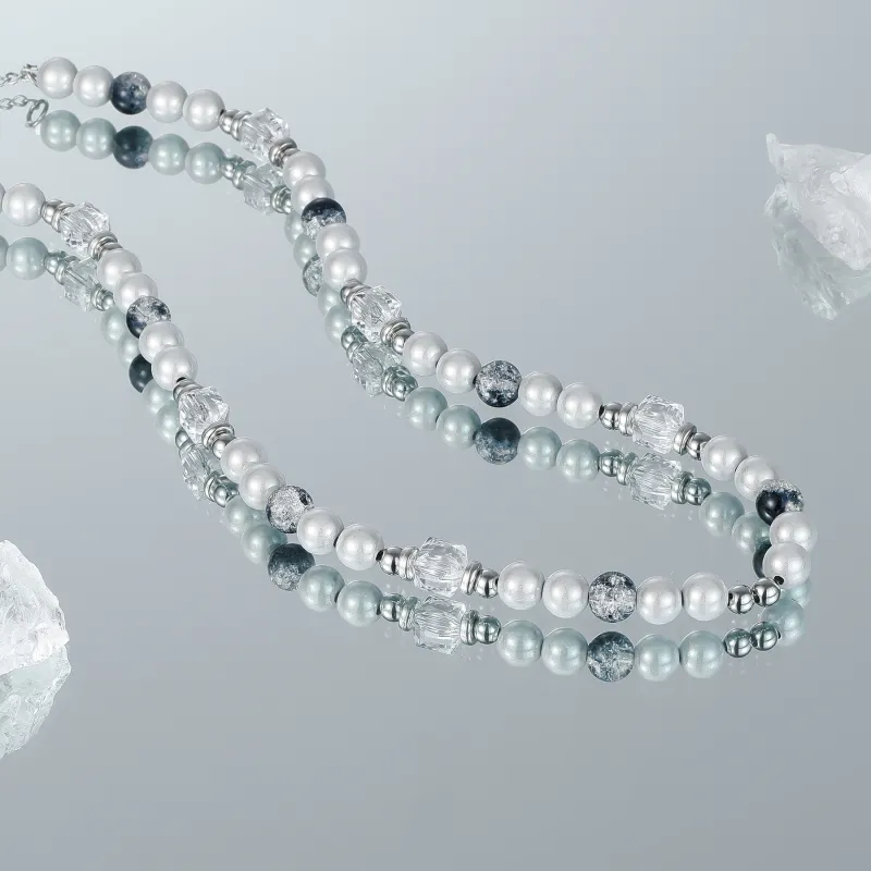 MISS XIA JWY Faux Pearl Necklaces Unisex-4
