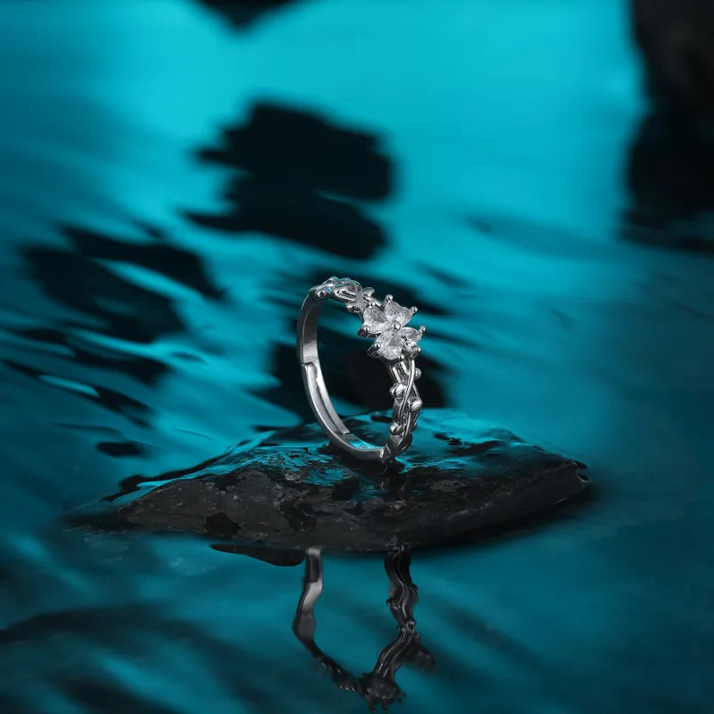 MISS XIA JWY Copper Silver Plated Rings Unisex-2
