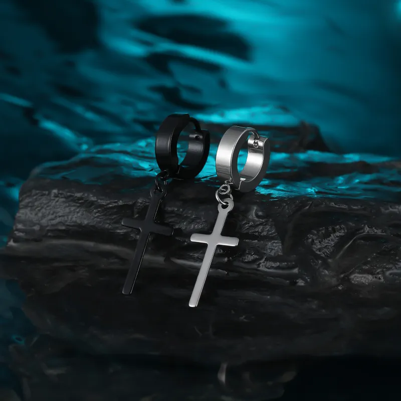 MISS XIA JWY Titanium Steel Earrings Unisex-1