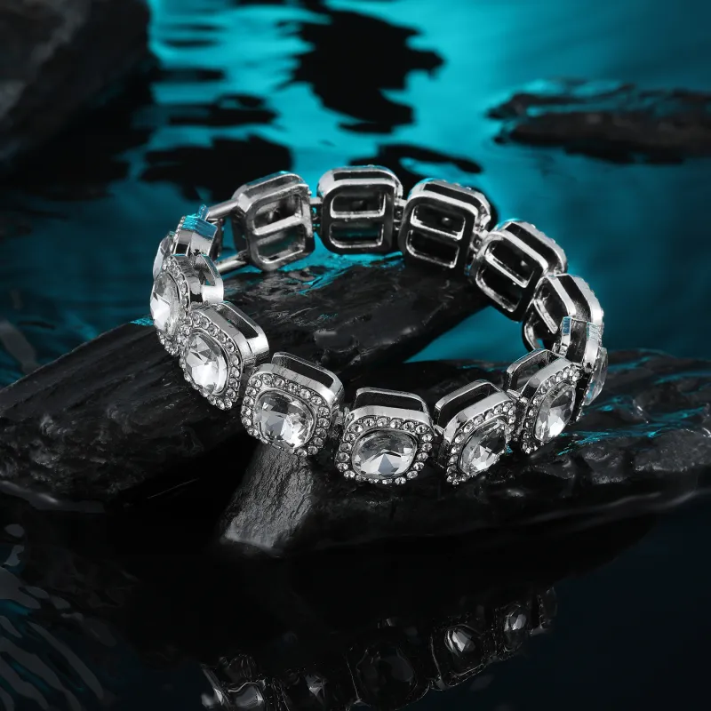 MISS XIA JWY Rhinestone Bracelets Unisex-2