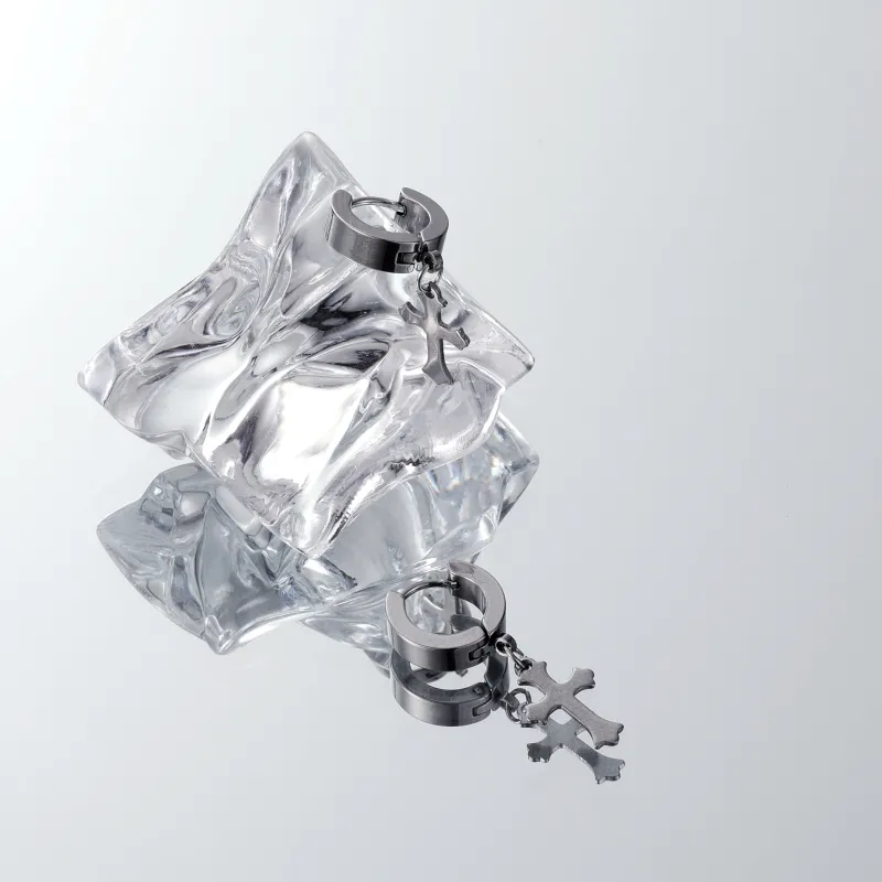 MISS XIA JWY Titanium Steel Earrings Unisex-5