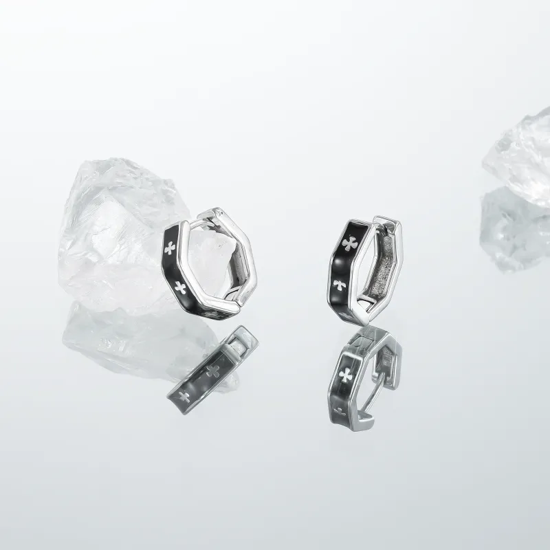MISS XIA JWY Titanium Steel Earrings Men's-4