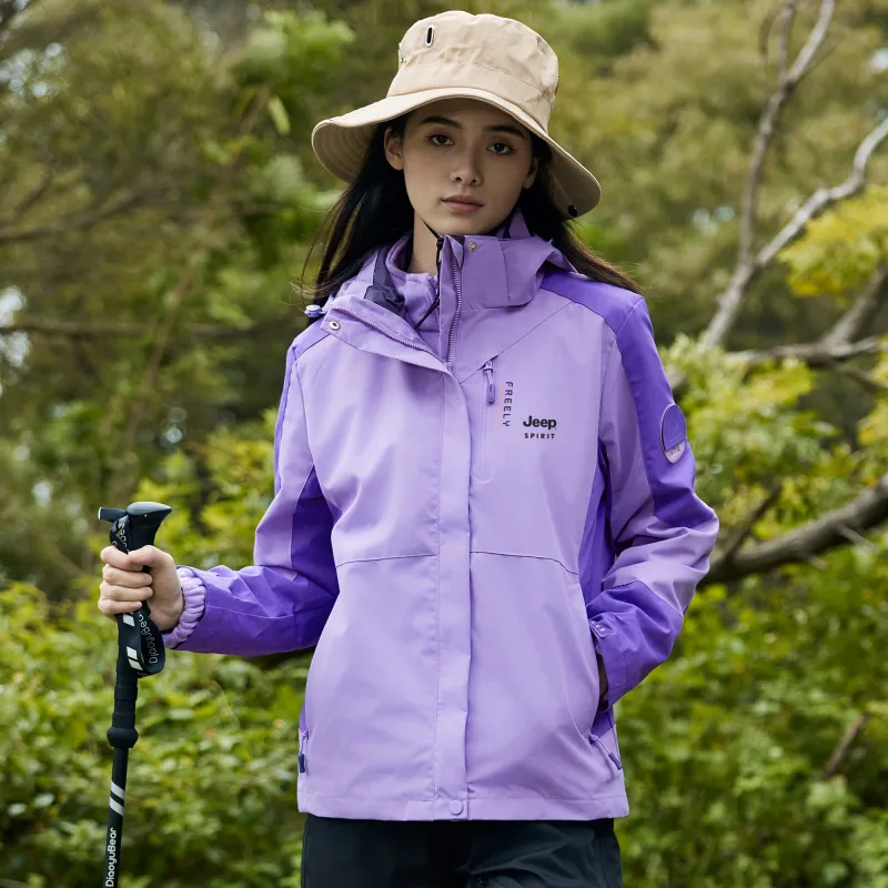 JEEP SPIRIT Waterproof And Windproof To Keep Warm Windbreaker Jacket Unisex-22