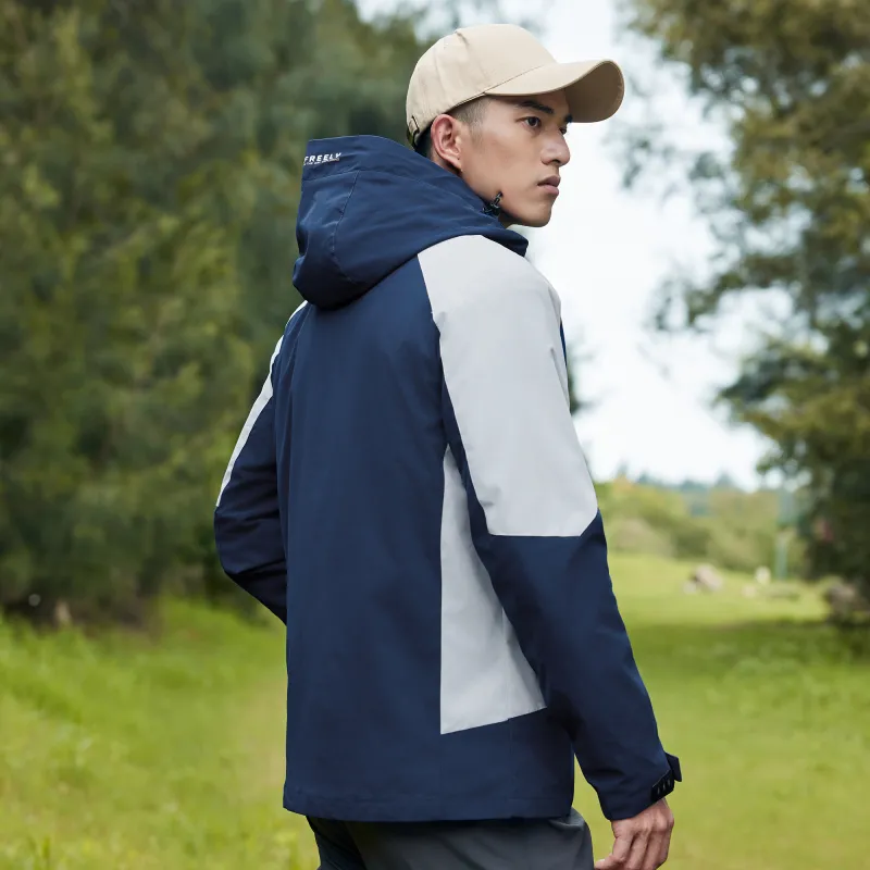 JEEP SPIRIT Waterproof And Windproof To Keep Warm Windbreaker Jacket Unisex-5