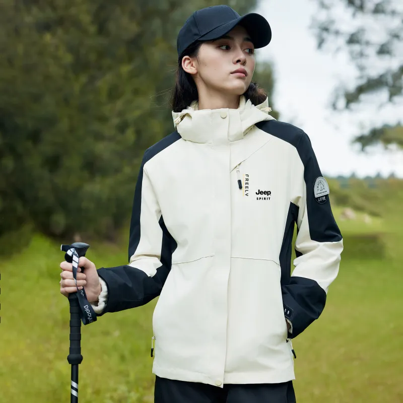 JEEP SPIRIT Waterproof And Windproof To Keep Warm Windbreaker Jacket Unisex-28
