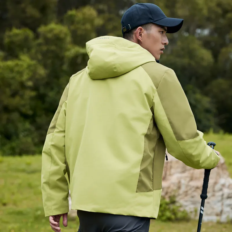 JEEP SPIRIT Waterproof And Windproof To Keep Warm Windbreaker Jacket Unisex-12