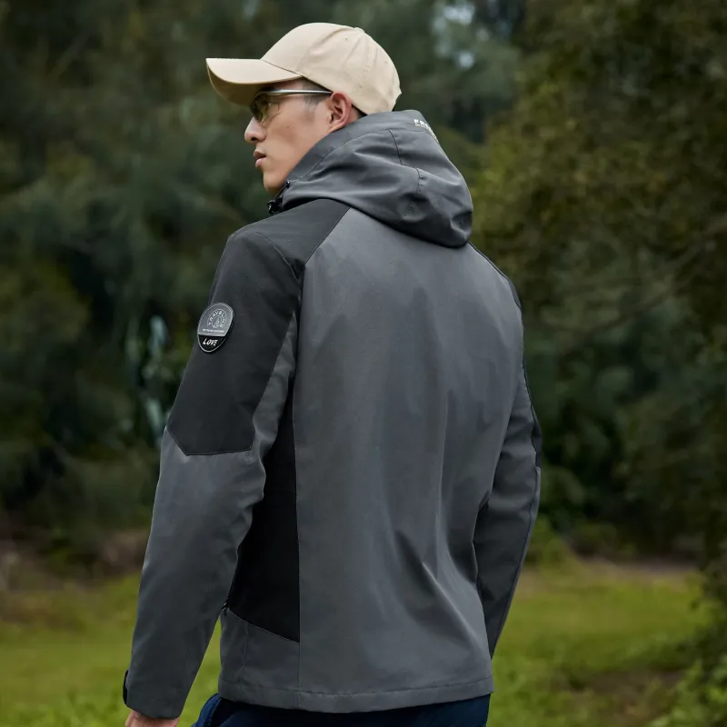 JEEP SPIRIT Waterproof And Windproof To Keep Warm Windbreaker Jacket Unisex-10