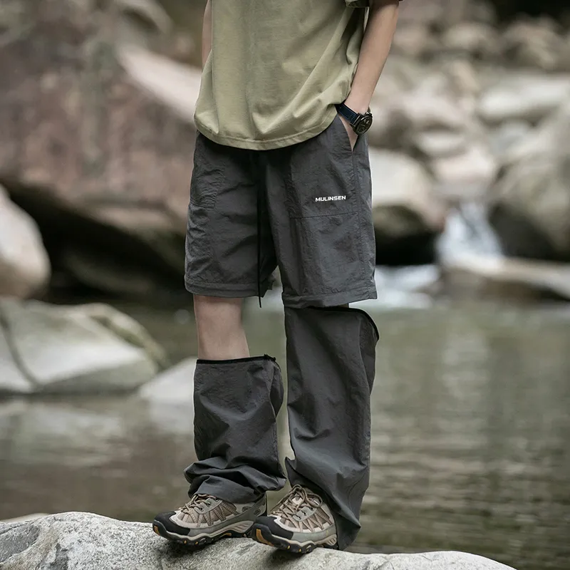 Mulinsen Cargo Pants Unisex Black-23