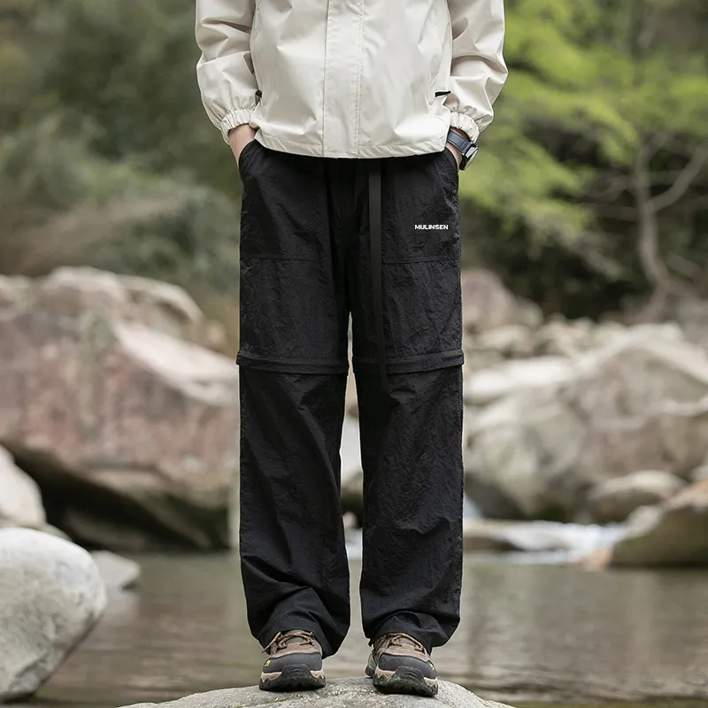 Mulinsen Cargo Pants Unisex Black-3