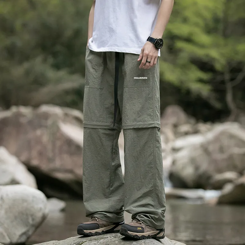 Mulinsen Cargo Pants Unisex Black-17