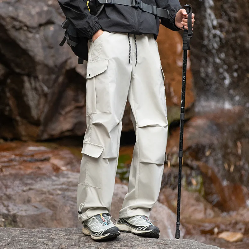 Mulinsen Casual Pants Unisex Stone Gray-7
