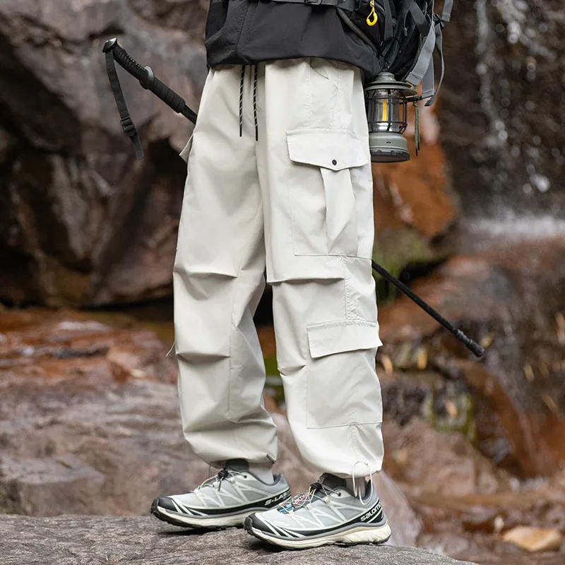 Mulinsen Casual Pants Unisex Stone Gray-8