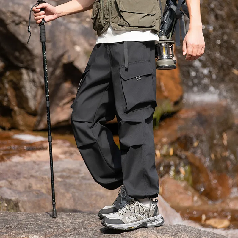 Mulinsen Casual Pants Unisex Camouflage Army Green-8
