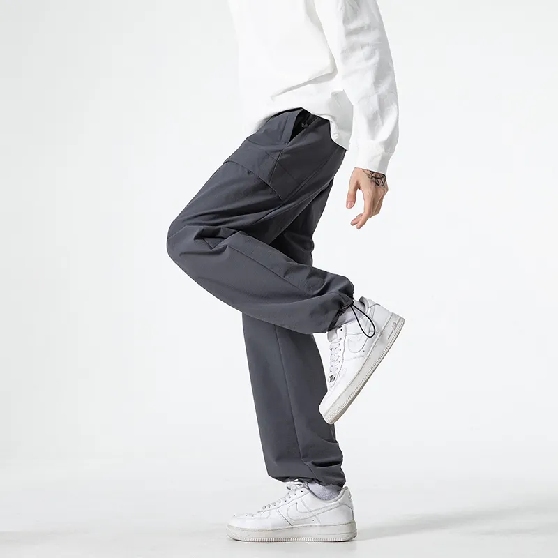 Mulinsen Casual Pants Unisex Stone Gray-3