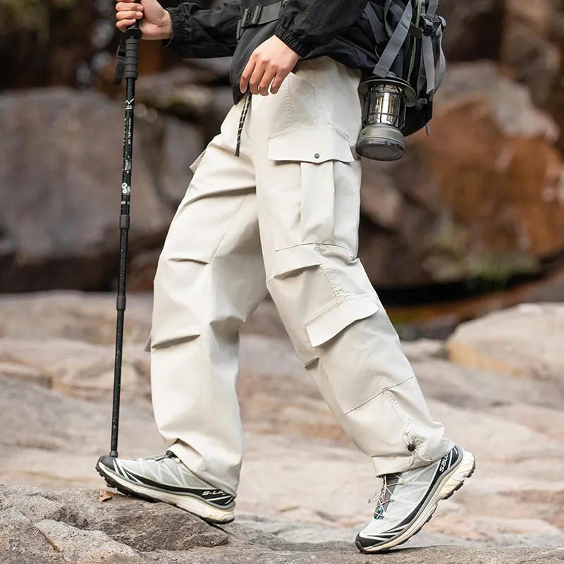 Mulinsen Casual Pants Unisex Stone Gray-5