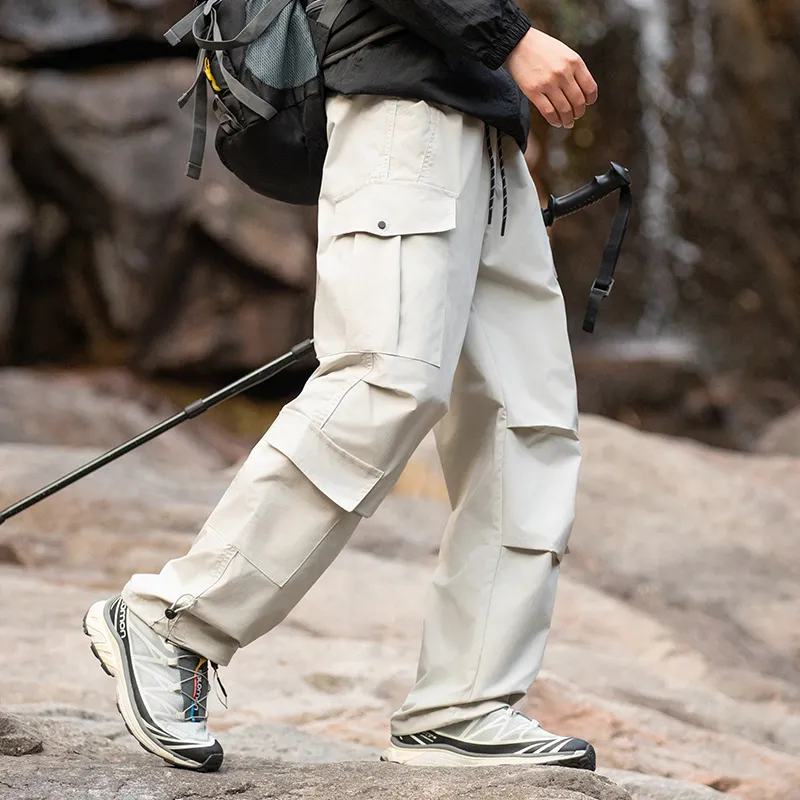 Mulinsen Casual Pants Unisex Stone Gray-6
