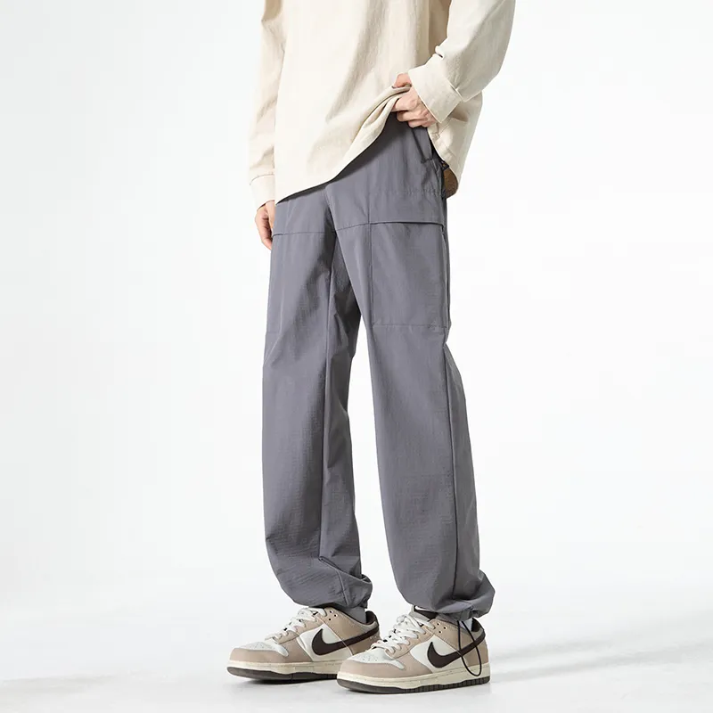 Mulinsen Casual Pants Unisex Stone Gray-0