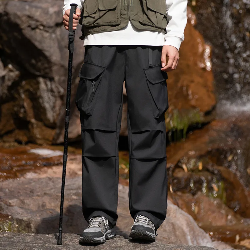 Mulinsen Casual Pants Unisex Camouflage Army Green-12