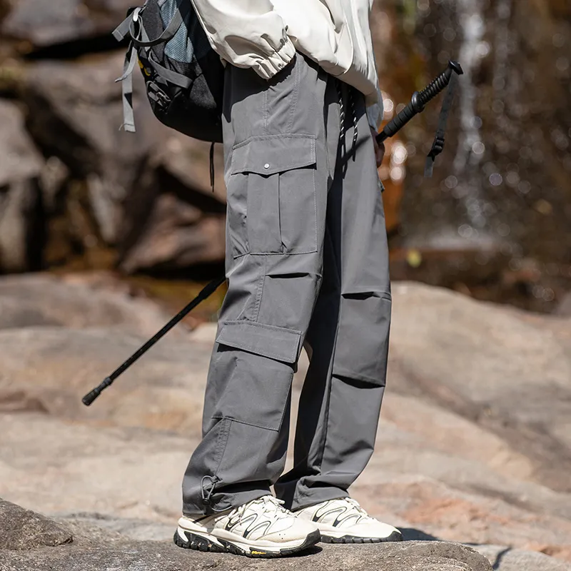 Mulinsen Casual Pants Unisex Stone Gray-2