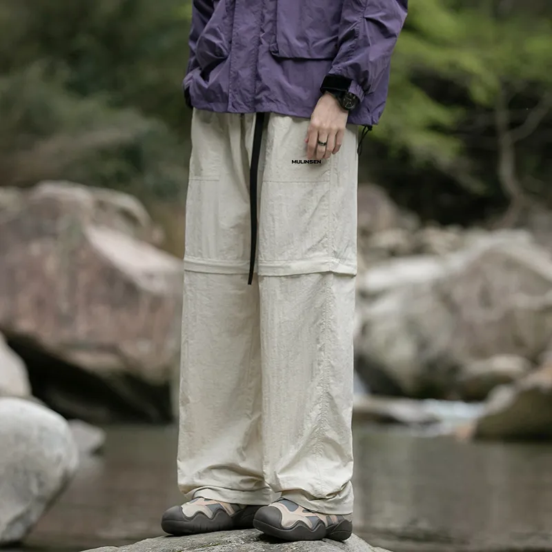 Mulinsen Cargo Pants Unisex Black-10