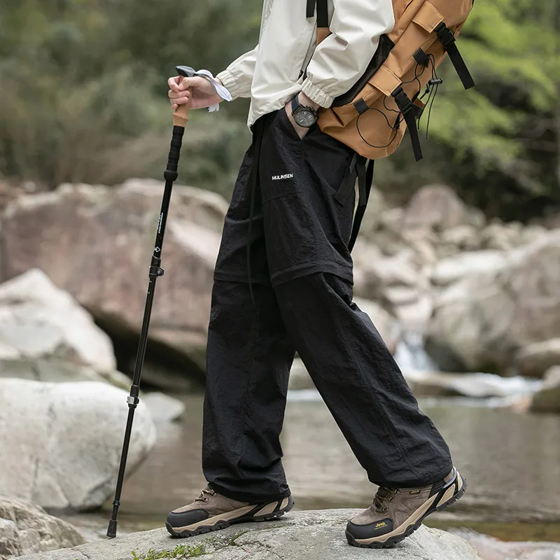 Mulinsen Cargo Pants Unisex Black-4